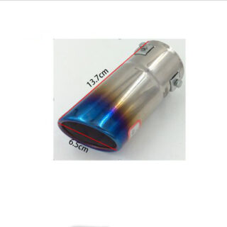B5X EXHAUST MUFFLER 26152 Auto Time Tube B5X (Baked Blue) Double Bubble
