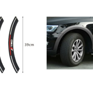 CAR FENDER EYEBROW 26203 Motor Sports White Eyebrow Sticker (TRD True)