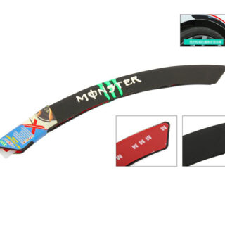 CAR FENDER EYEBROWS 26204 car main white eyebrow stickers (ghost claws really)