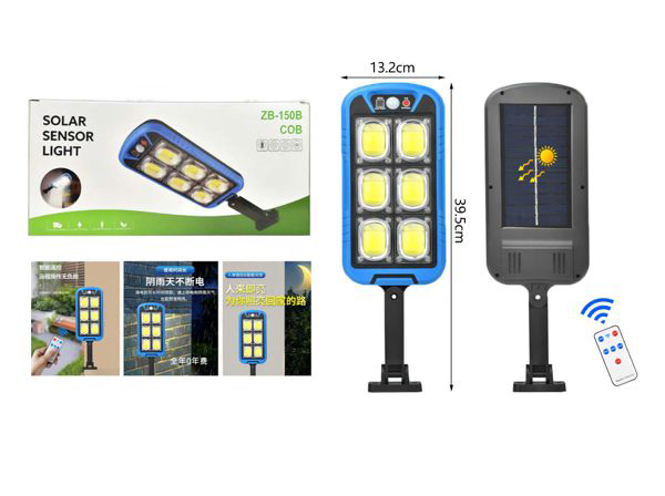 SOLAR LIGHTS 32164 ZB-150B solar-sensing wall lamp