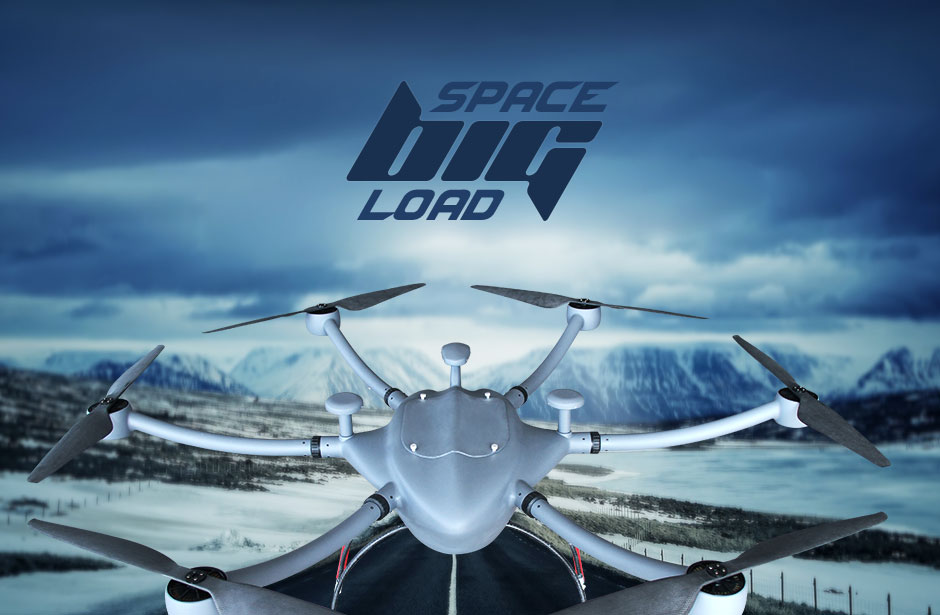 Drone 60mins Flight Take-off Weight 34.9kg,for food,medicines,packages